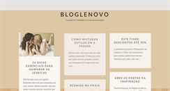 Desktop Screenshot of bloglenovo.com.br